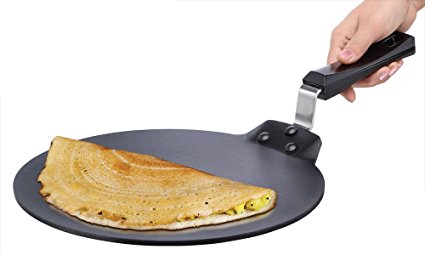 Hawkins Futura Q28 Non-stick Flat Dosa Tava Griddle, 11-inch