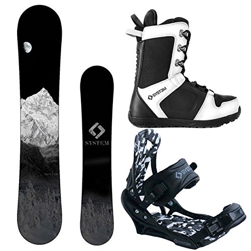 System 2019 MTN and APX Complete Men's Snowboard Package