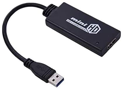 USB 3.0 to HDMI 変換 ケーブル Windows対応 マルチディスプレイ 増設 外付け アダプタ 1080P 高画質 音声出力 コネクタ