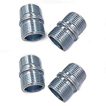 Gizhome 4 Pack 1"/25.4mm Diameter Connectors for 0.047"/1.2mm Thick Wire Shelve Shelving Unit Replacement Storage Shelves Part Metal Rack - Updated Version