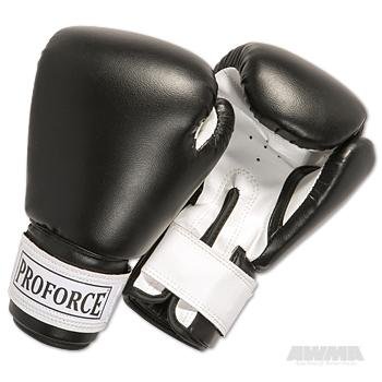 ProForce Leatherette Boxing Gloves with White Palm