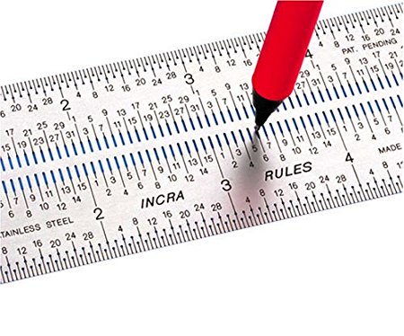 Incra RULE12 12-Inch Incra Rules Marking Rule