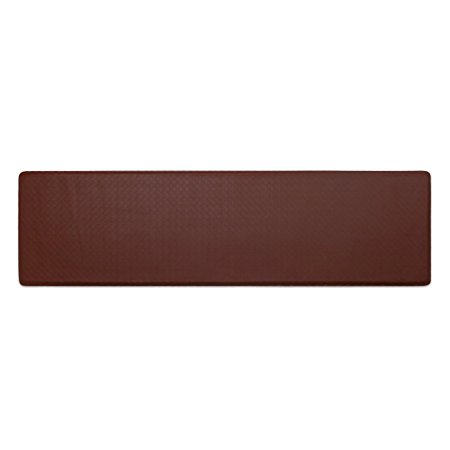 GelPro Classic Anti-Fatigue Kitchen Comfort Chef Floor Mat, 20x72”, Basketweave Chestnut Stain Resistant Surface with ½” gel core for health & wellness