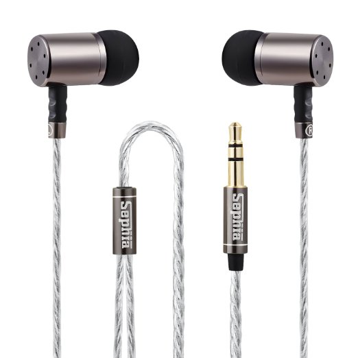 Sephia SP2040 Earphones Headphones with Bass Driven Sound for iPhone, iPad, iPod, MP3 Players, Samsung etc