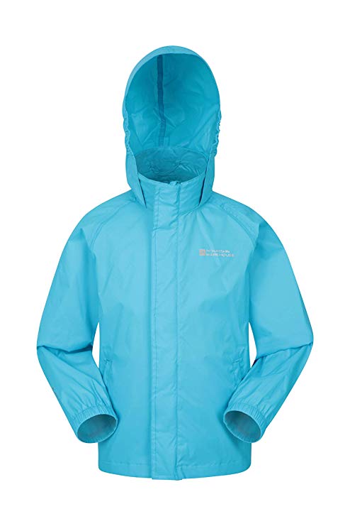 Mountain Warehouse Pakka Kids Rain Jacket - Waterproof, Packable