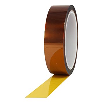 ProTapes Pro 950 Polyimide Film Tape, 7500V Dielectric Strength, 36 yds Length x 1/2" Width (Pack of 1)