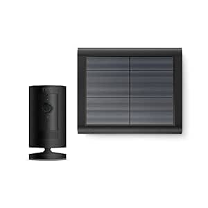 Ring Outdoor Camera Solar (Stick Up Cam) | Outdoor Security Camera with solar panel, 1080p video, Two-Way Talk, Wifi, Works with Alexa | alternative to CCTV system | 30-day free trial of Ring Protect