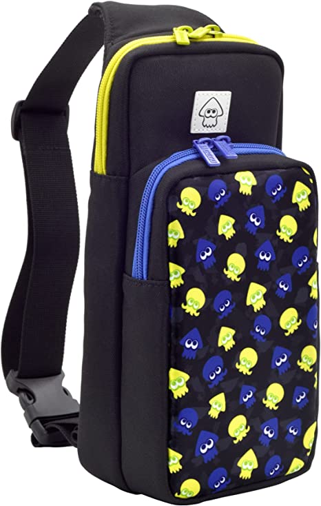 HORI Nintendo Switch Adventure Pack (Splatoon 3) Travel Bag - Officially Licensed by Nintendo - Splatoon 3 Edition