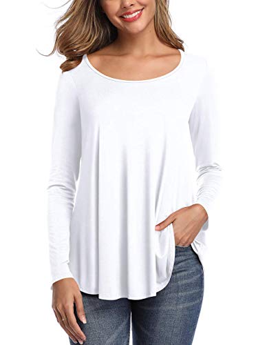 Womens Tops V Neck Tee Casual Short Sleeve and Long Sleeve T Shirts