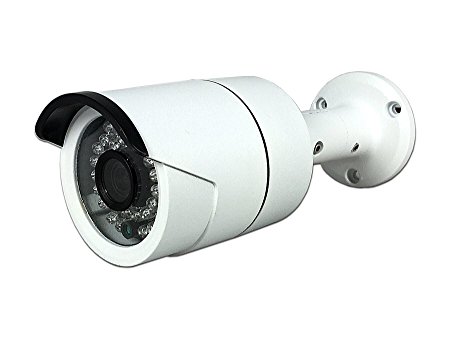 Aposonic A-TV2BF1 HD-TVI 1080P Sony Sensor 3.6mm 36 IR LEDs Weather-Proof Surveillance Bullet Camera (White)