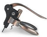 Coolife Professional Corkscrew Rabbit Wine Bottle Opener with Foil Cutter and Gift Box Arthritis Friendly Bronze