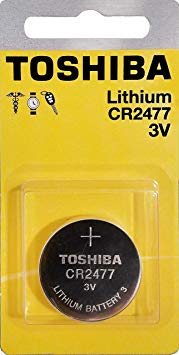Toshiba CR2477 3 Volt Lithium Coin Battery (1 Battery)