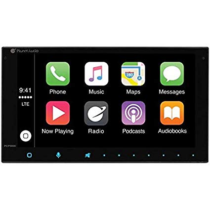 PLANET AUDIO PCP9800A Apple CarPlay Multimedia Receiver Model Bluetooth, Double-Din, Android Auto, 6.75" Touchscreen (No CD/DVD Player)