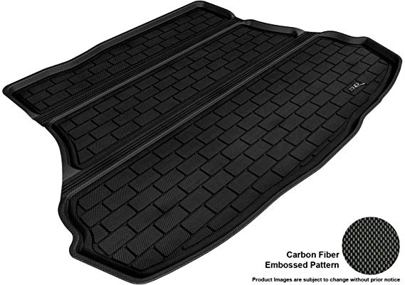 3D MAXpider Cargo Custom Fit All-Weather Floor Mat for Select Hyundai Elantra Models - Kagu Rubber (Black)