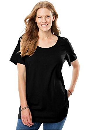 Women's Plus Size Perfect Scoop Neck Tee