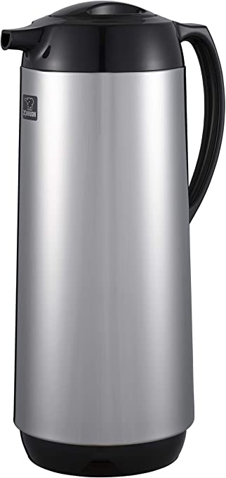 Zojirushi Glass Lined Vacuum Insulated Handy Pot, 1.6 litres, Stainless (AHGB-16S-XA)