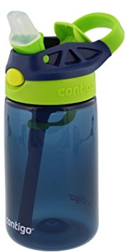 Contigo Kids Autospout Gizmo Water Bottles, 14oz (Navy Blue)