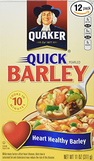 Quaker Quick Barley, 11 Ounce (Pack of 12)