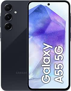 Samsung SM-A556B, Galaxy A55 5G, Dual SIM, 8 Go 128 Go, Bleu Marine Fantastique, EU