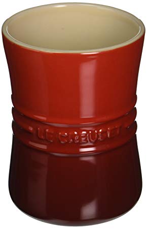 Le Creuset Stoneware 1-Quart Utensil Crock, Cerise (Cherry Red)