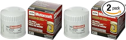 Motorcraft FL-820-S Oil Filter (Pack of 2)