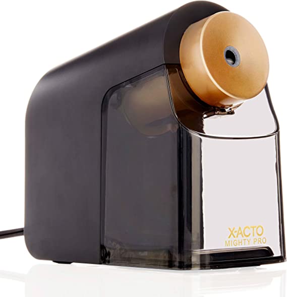 X-ACTO® Mighty Pro™ Electric Pencil Sharpener, Black