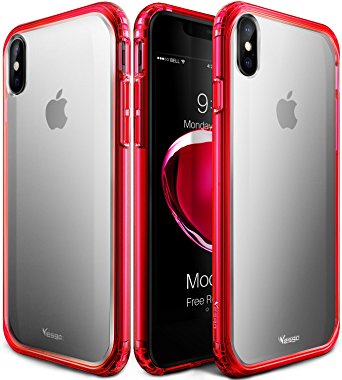 iPhone X Case, iPhone X Edition Case, Matte iPhone 10 Case Cover Non-Slip Shock-Absorption Bumper and Anti-Scratch Ultra Slim Case for Apple iPhone X - Matte Red