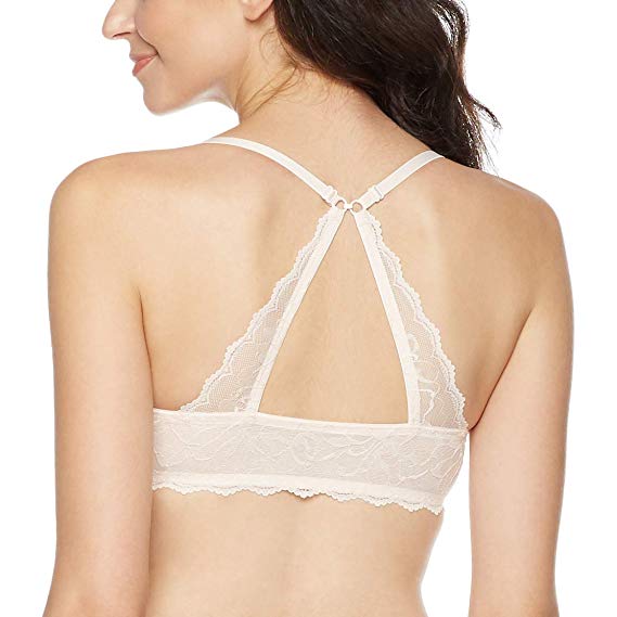 Madeline Kelly Women's Lace Demi Bra with Crossback Front Closure