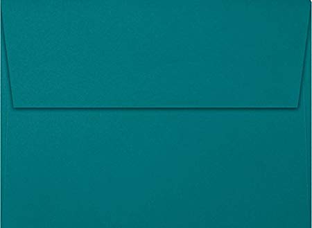 A7 Invitation Envelopes (5 1/4 x 7 1/4) - Teal (50 Qty) | Perfect for Invitations, Announcements, Sending Cards, 5x7 Photos | EX4880-25-50