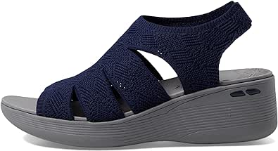 Skechers Women's Pier-lite-Memory Maker Wedge Sandal