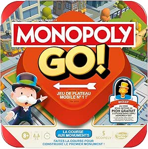 Monopoly GO! Jeu de Plateau - Version française