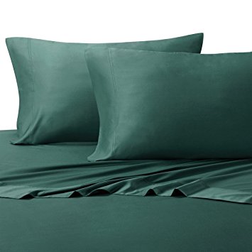 Queen Teal Silky Soft bed sheets 100% Rayon from Bamboo Sheet Set