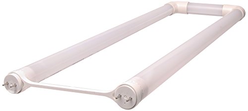 ELB Electronics LEDT8-17-840-B-FHF U6 2-Pack LEDT8-17-840-B-FHF U6, Plug and Play LED 6" U-Bend lamp, 17.5W, 4000K (Cool White), T8 and T12 Ballast Compatible, ETL Listed, White (Pack of 2)