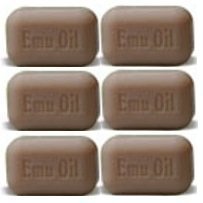 Soap Works Emu Oil Soap Bar SIX BARS (110g) Brand by SoapWorks