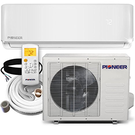 Pioneer Air Conditioner WYS012GMFI22RL Ductless Inverter   Mini-Split Heat Pump Complete System