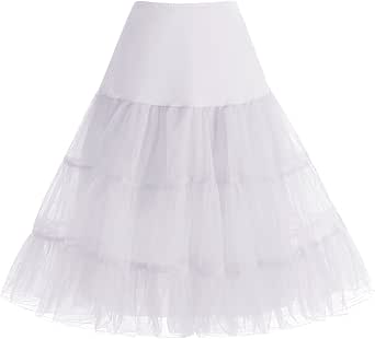 HomRain Women‘s Vintage 50s Petticoat Skirts Crinoline Tutu Underskirt dress