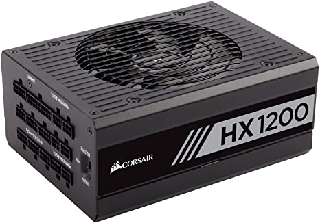 Corsair CP-9020140-UK HX1200 1200 W 80  Platinum Fully Modular Power Supply Unit - Black