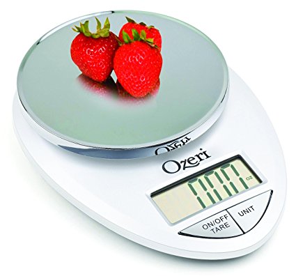 Ozeri ZK12-W Pro Digital Kitchen Food Scale, 1g/12 lb, White