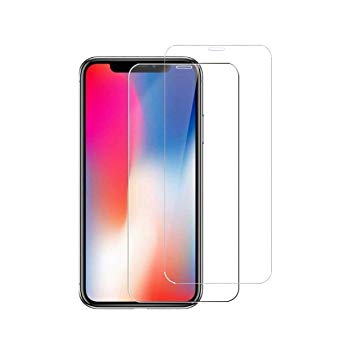 iPhone Xs Screen Protector Tempered Glass [2-Pack] [Edge to Edge Protection] Tempered Glass Screen Protector for Apple iPhone Xs (2018) / iPhone Xs (2017) 001