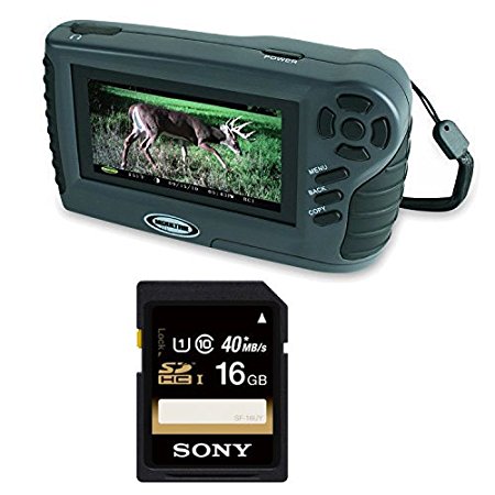 Moultrie Picture and Video Handheld Viewer Deluxe with 4.3" Screen with 16GB SDHC Memory Card