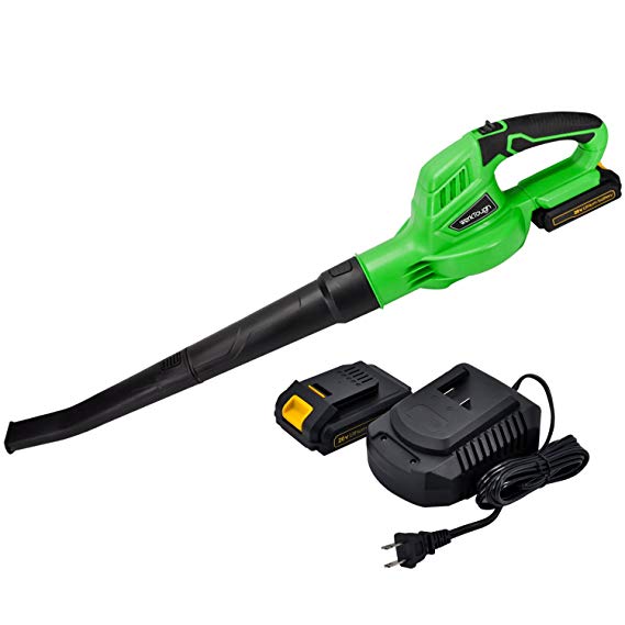 20V Cordless Blower with 2.0A Platform Battery and Charger Uniteco Leaf Blower, Sweeper B001