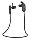 Neojdx Wingz Wireless Bluetooth Sport In-Ear Headphones Earbuds Earphones  Sweat-Proof  Rain-Proof Black