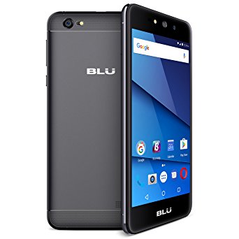BLU Grand XL G150Q Unlocked GSM Android 7.0 Smartphone w/ 5.5" IPS LCD Display and 8MP Camera - Black (Certified Refurbished)
