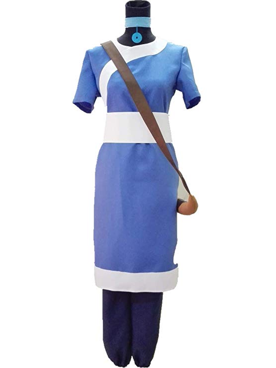 (Procosplay)the Last Airbender Korra Water Tribe Outfit Cosplay Costume &100% Hand Made