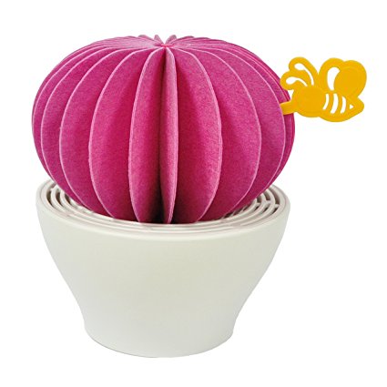 HSI Cactus Non-Electric Personal Humidifier in Hot Pink, Piozio
