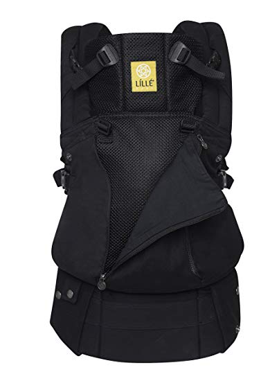SIX-Position, 360° Ergonomic Baby & Child Carrier by LILLEbaby – The COMPLETE All Seasons (Black)