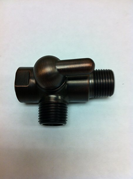 Oil Rub Bronze Dual shower head diverter valve (Solid Brass)