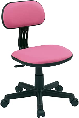 Office Star One Touch Pneumatic Seat Height Adjustment Task Chair, Pink