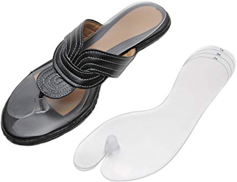 NatraCure Sandal Sole Inserts (w/Thong Protector) (FBA8123-U CAT) - Self-Adhesive, Anti-Slip Gel Cushion for your Feet