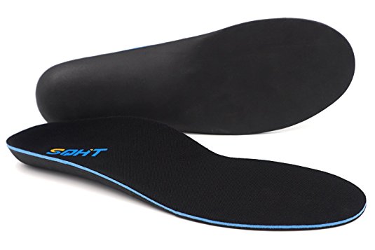 Orthotic Insoles for Flat Feet by SQHT, Fight Against Plantar Fasciitis, Relieve Feet Pain